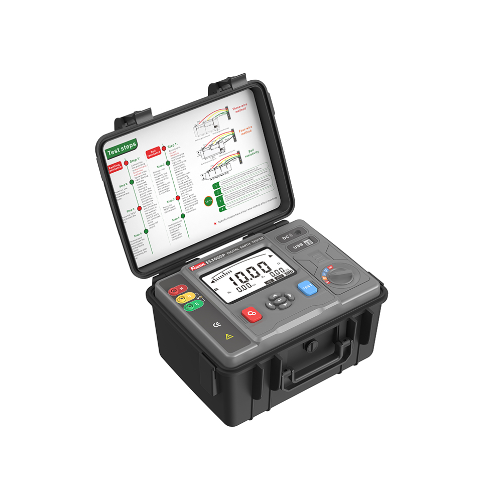 ETCR3000+ Digital Earth Resistance Tester|Digital Grounding Resistance